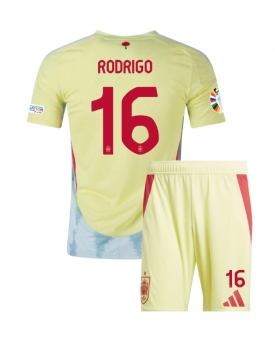 Spagna Rodri Hernandez #16 Maglia Gara Trasferta Repliche Europei 2024 Bambino Spagna Rodri Hernandez #16 Maglia Gara Trasferta Repliche Europei 2024 Bambino